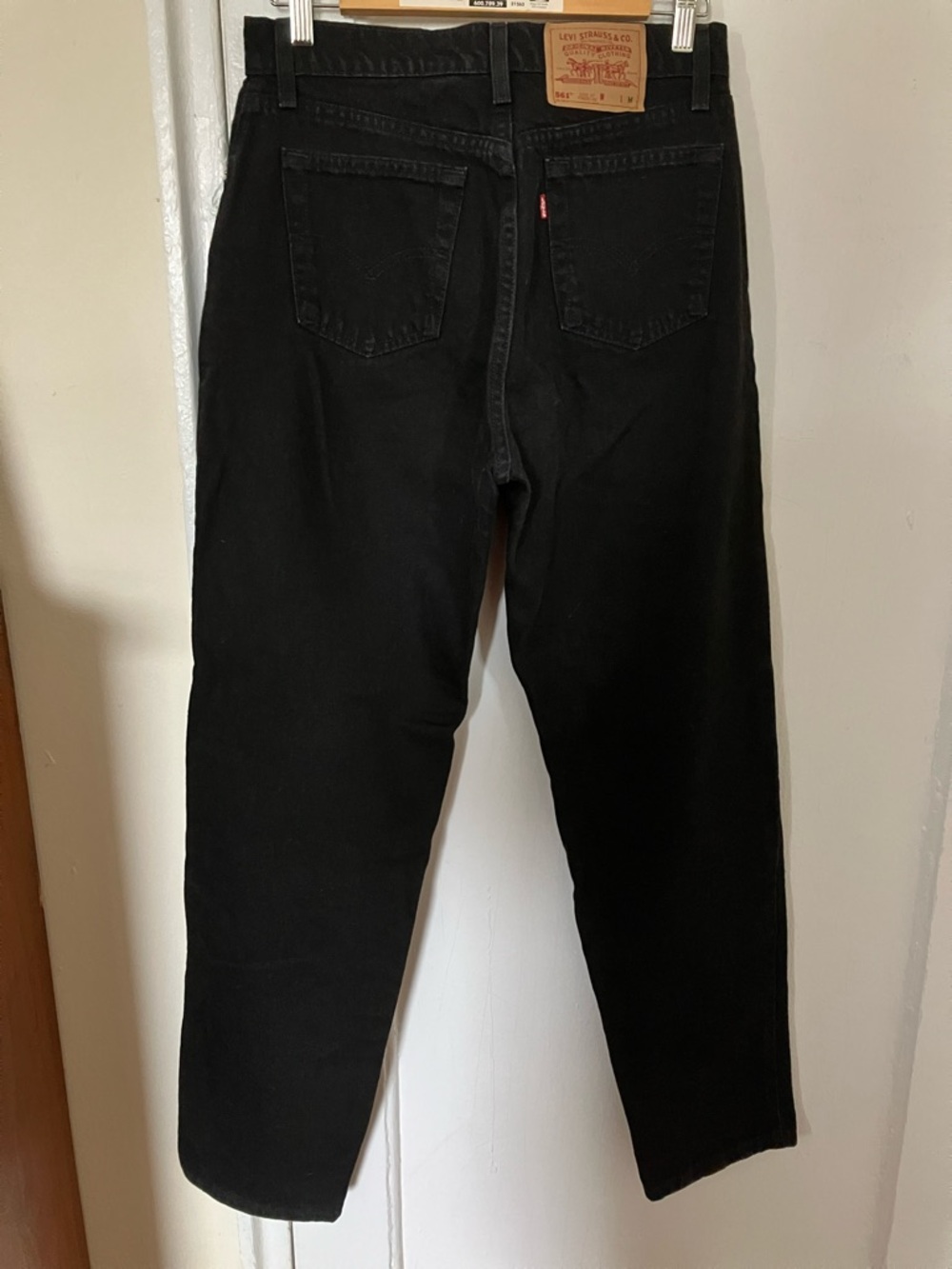 Levi's Black Relaxed 561 Jeans - Vintage